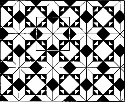 An illustration from A source book of problems for geometry, based upon industrial design and architectural ornament, 1912, leaf 97