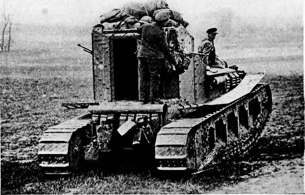 An illustration from Inventions of the great war, 1919, leaf 160