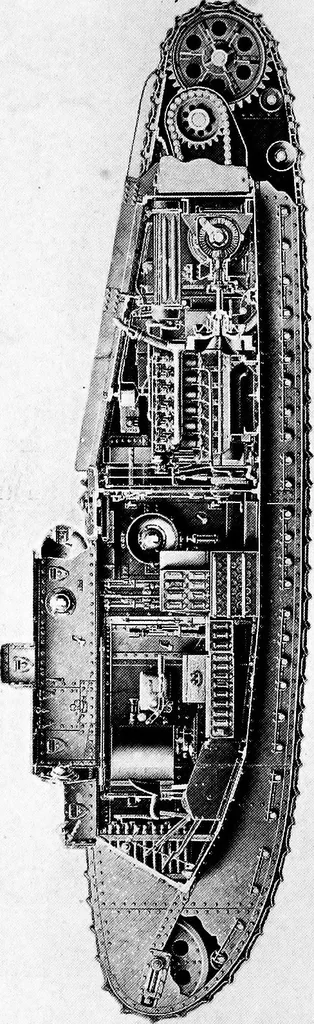 An illustration from Inventions of the great war, 1919, leaf 161