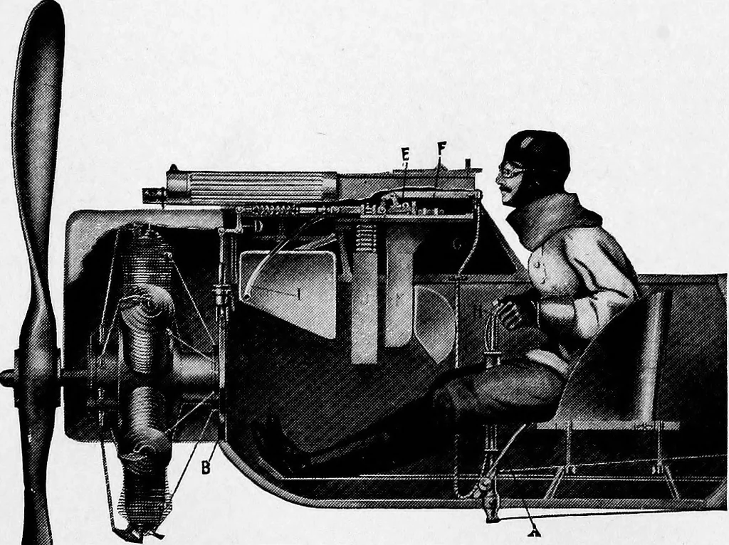 An illustration from Inventions of the great war, 1919, leaf 180