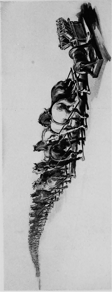An illustration from Inventions of the great war, 1919, leaf 181