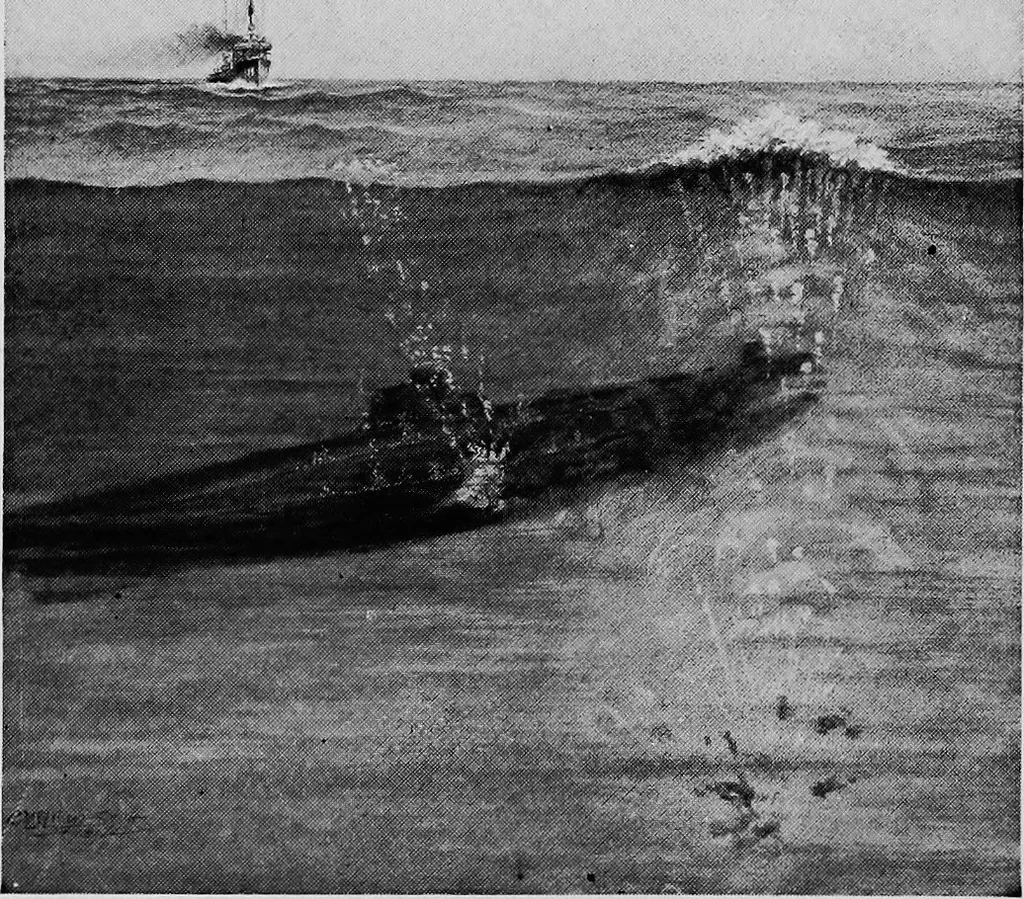 An illustration from Inventions of the great war, 1919, leaf 327