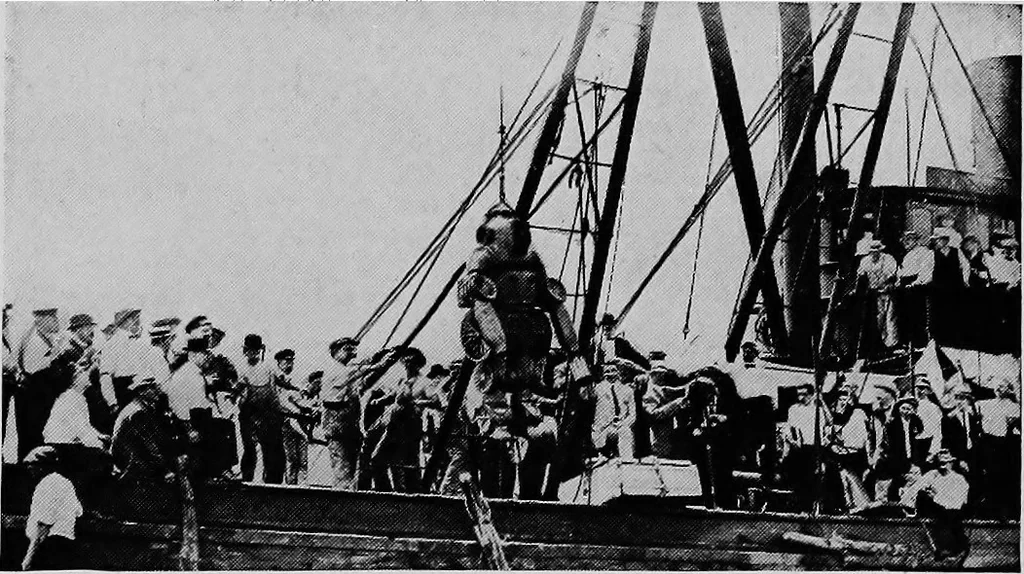 An illustration from Inventions of the great war, 1919, leaf 398