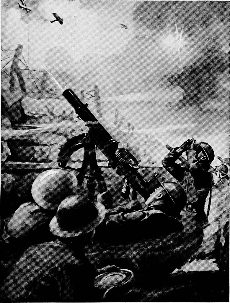 An illustration from Inventions of the great war, 1919, leaf 78