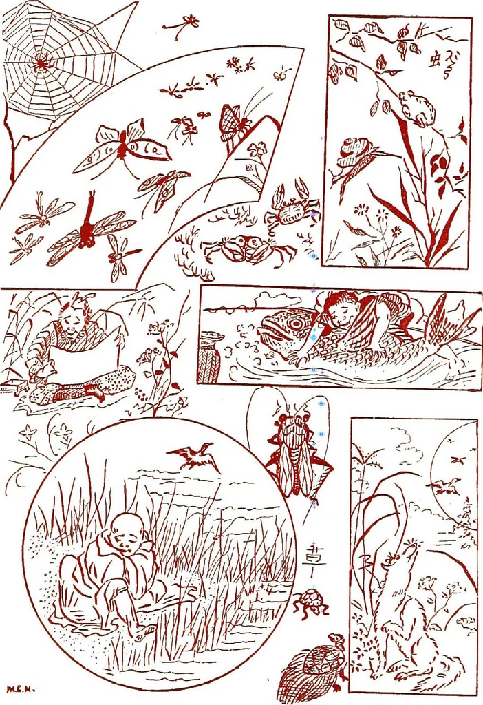 An illustration from Pottery; how it is made, its shape and decoration; practical instructions for painting on porcelain and all kinds of pottery with vitrifiable and common oil colors, with a full bibliography of standard works upon the ceramic art, and 42 illustrations, 1878, leaf 4