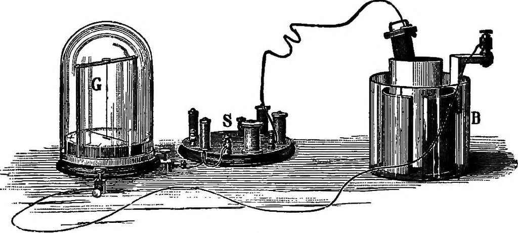An illustration from The principles of physics, 1895, leaf 522