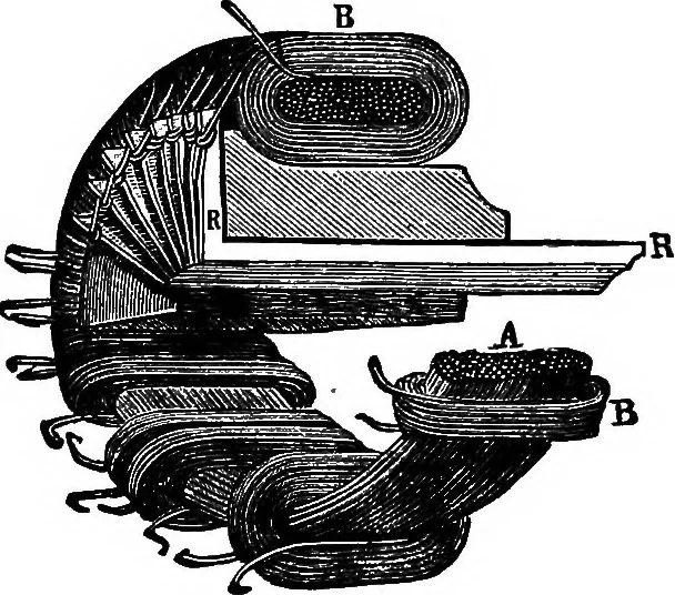 An illustration from The principles of physics, 1895, leaf 585