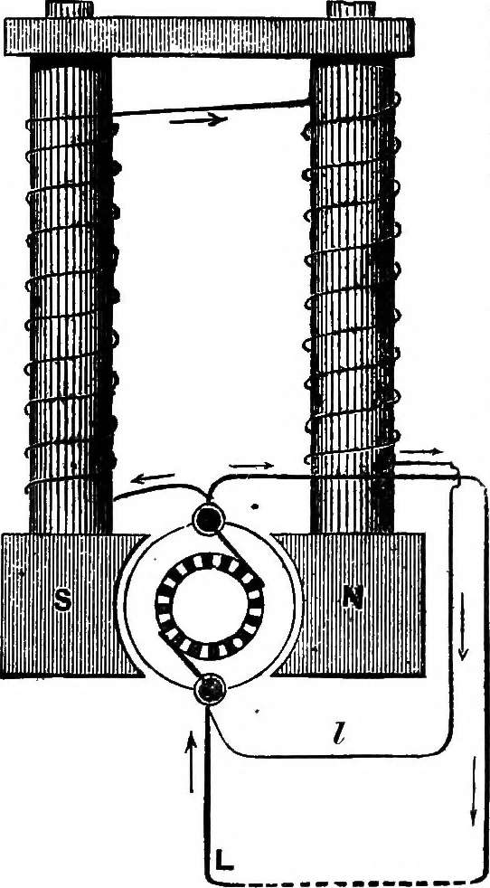 An illustration from The principles of physics, 1895, leaf 588