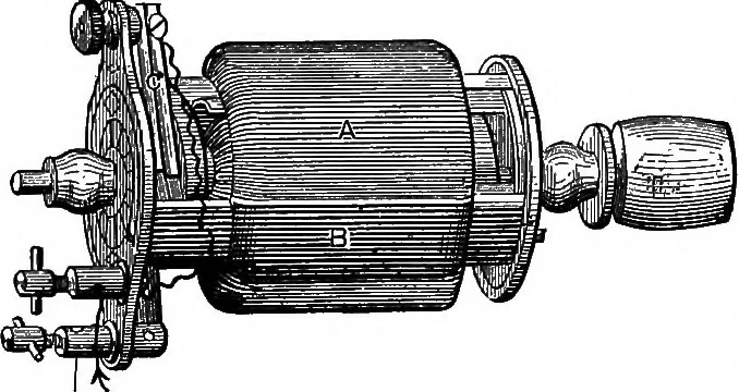 An illustration from The principles of physics, 1895, leaf 595