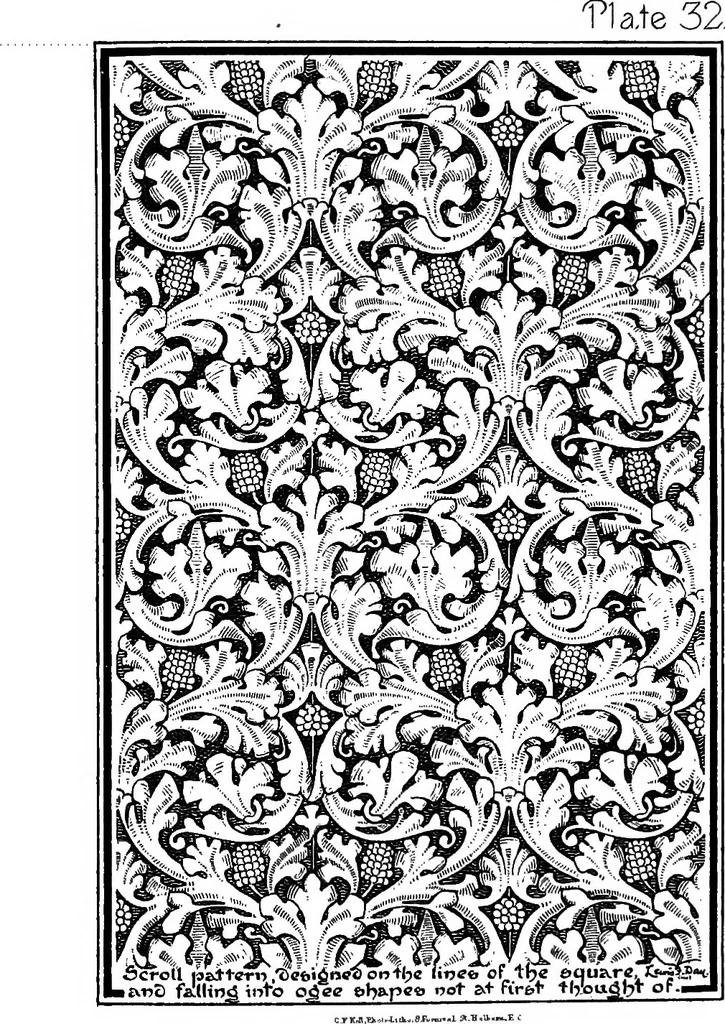 An illustration from The anatomy of pattern, 1887, leaf 126