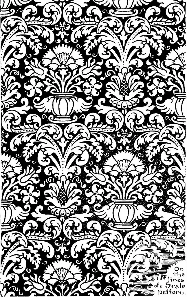 An illustration from The anatomy of pattern, 1887, leaf 74
