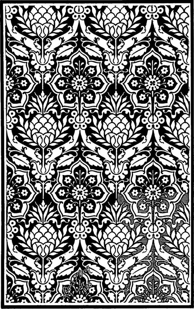 An illustration from The anatomy of pattern, 1887, leaf 90