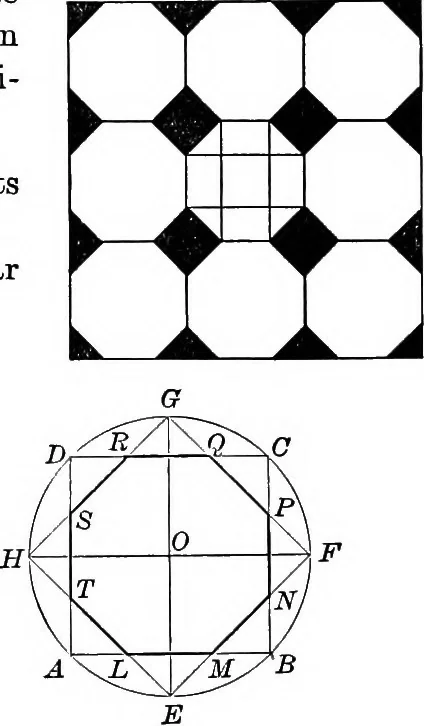 An illustration from Plane geometry, with problems and applications, 1910, leaf 160