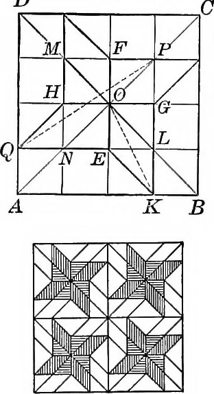 An illustration from Plane geometry, with problems and applications, 1910, leaf 185