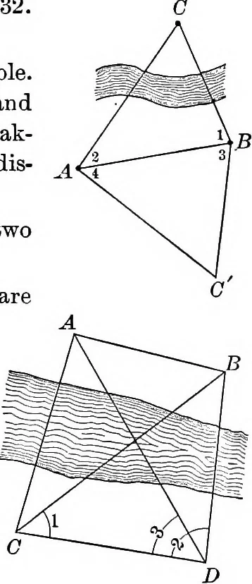 An illustration from Plane geometry, with problems and applications, 1910, leaf 30