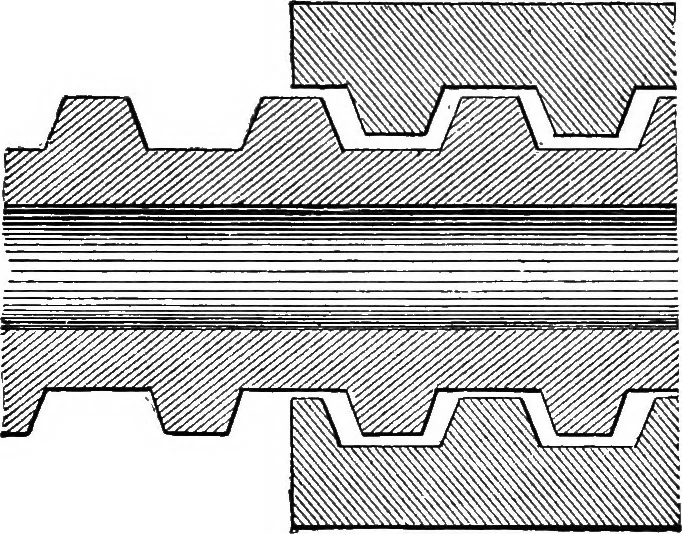 An illustration from Practical pattern making, 1906, leaf 202