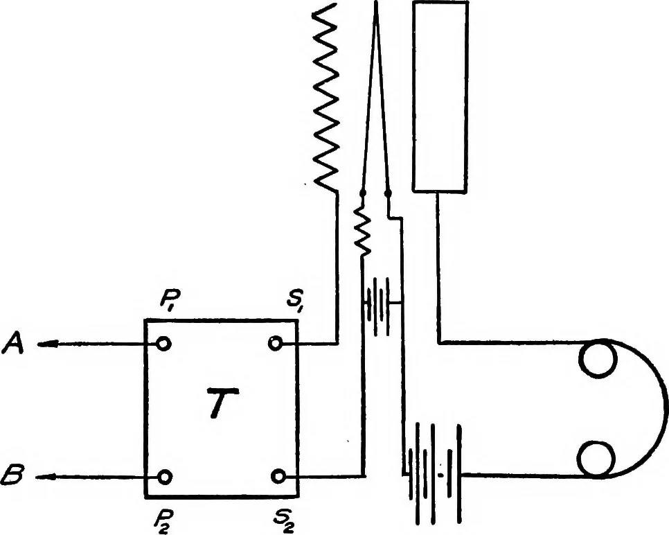 An illustration from Elements of radio telephony, 1922, leaf 112