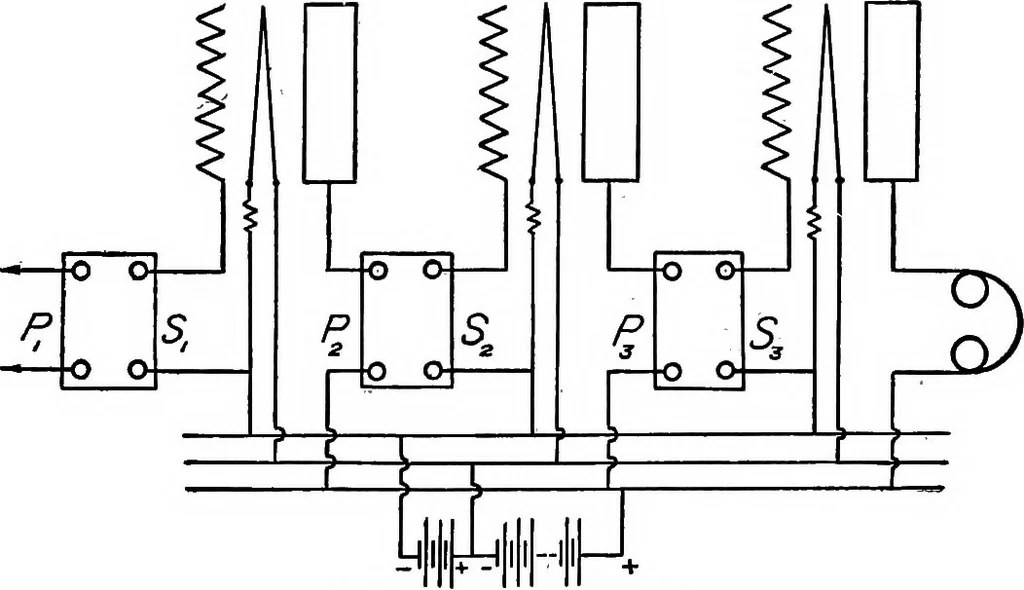 An illustration from Elements of radio telephony, 1922, leaf 112