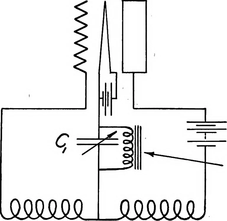 An illustration from Elements of radio telephony, 1922, leaf 54