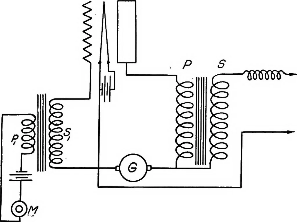 An illustration from Elements of radio telephony, 1922, leaf 73