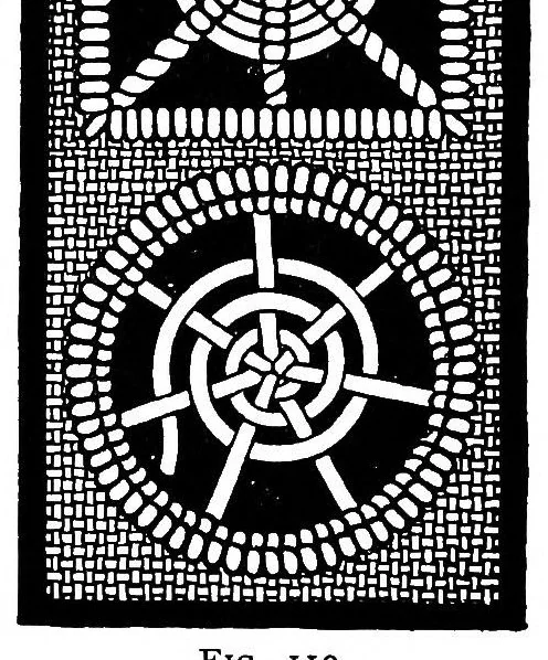 An illustration from Embroidery and tapestry weaving; a practical textbook of design and workmanship, 1906, leaf 223