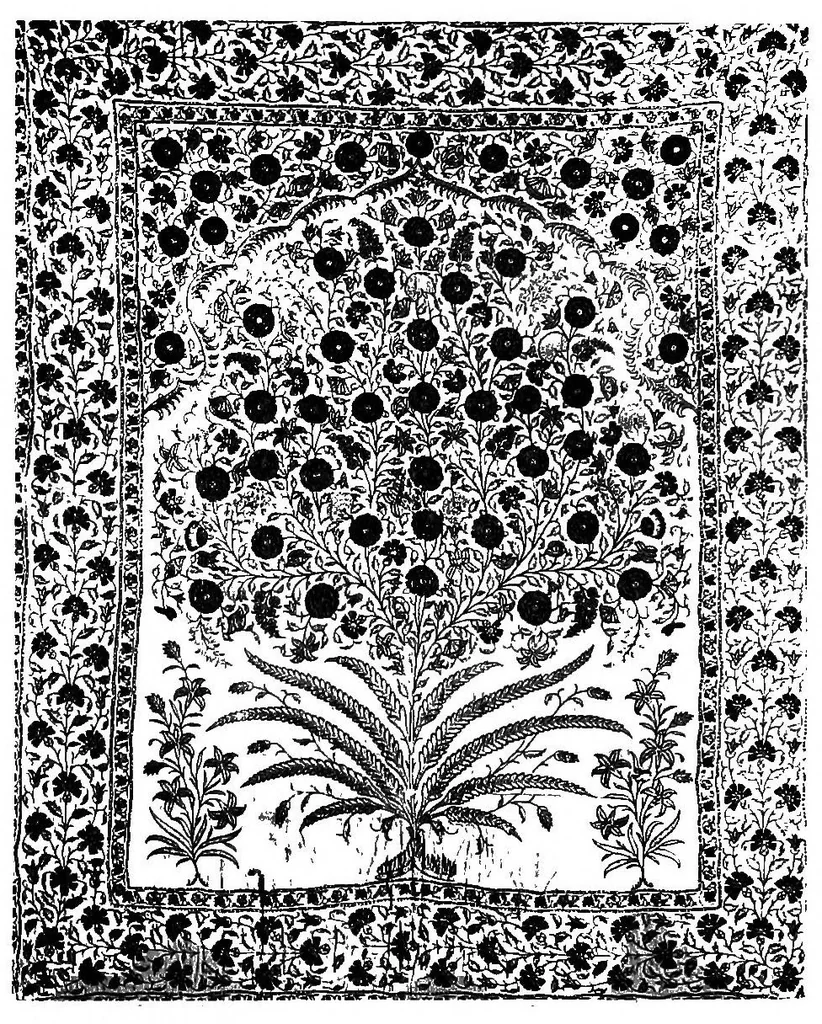 An illustration from Embroidery and tapestry weaving; a practical textbook of design and workmanship, 1906, leaf 392