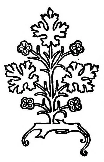 An illustration from Embroidery and tapestry weaving; a practical textbook of design and workmanship, 1906, leaf 61