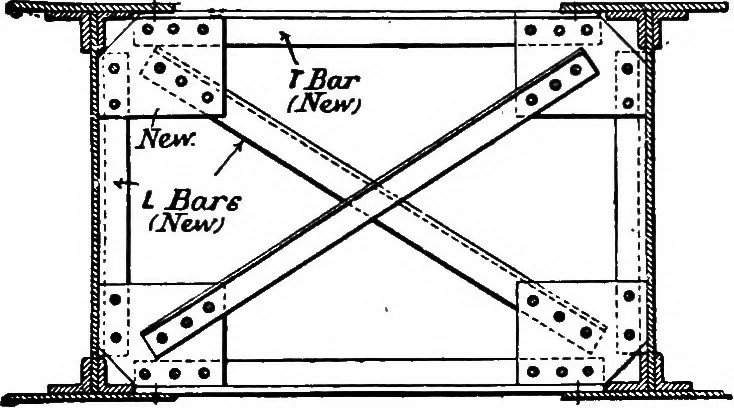 An illustration from The anatomy of bridgework, 1906, leaf 132