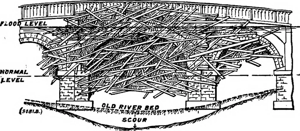 An illustration from The anatomy of bridgework, 1906, leaf 175