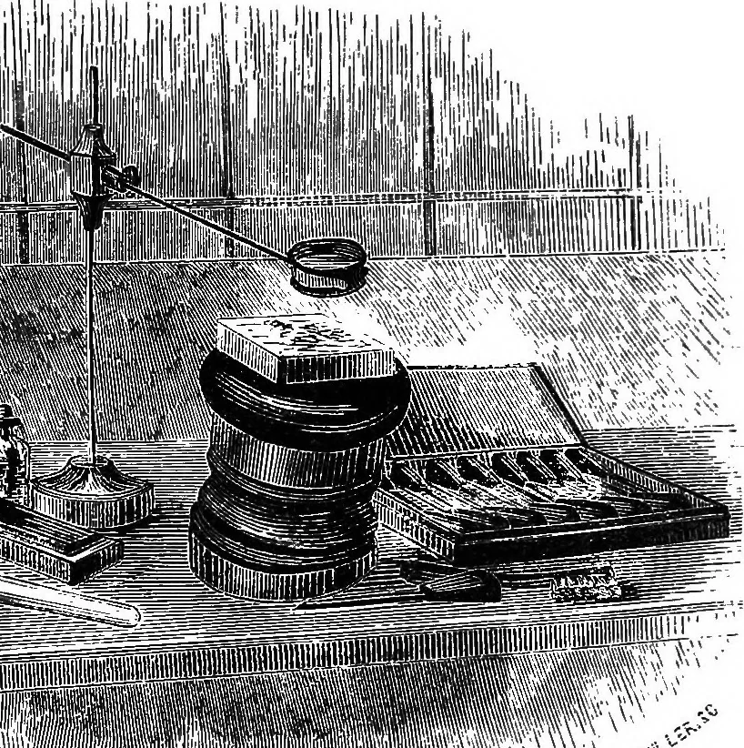 An illustration from A manual of instruction in the art of wood engraving. With a description of the necessary tools and apparatus, and concise directions for their use; explanation of the terms used, and the methods employed for producing the various classes of wood engravings, 1867, leaf 18