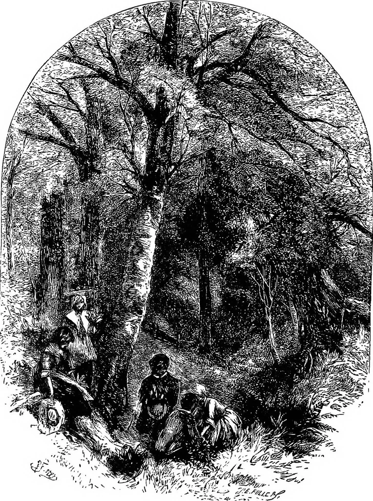 An illustration from A manual of instruction in the art of wood engraving. With a description of the necessary tools and apparatus, and concise directions for their use; explanation of the terms used, and the methods employed for producing the various classes of wood engravings, 1867, leaf 47