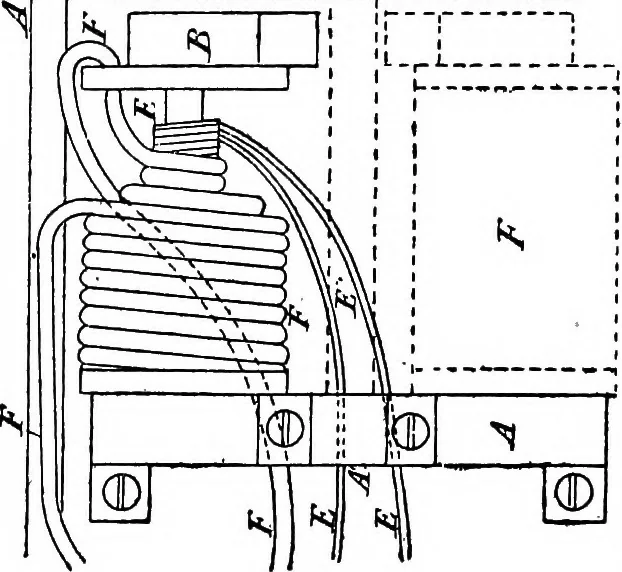 An illustration from Electric transmission of power : its present position and advantages, 1879, leaf 28