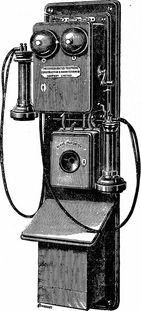 An illustration from The telephone system of the British post office. A practical handbook, 1901, leaf 65