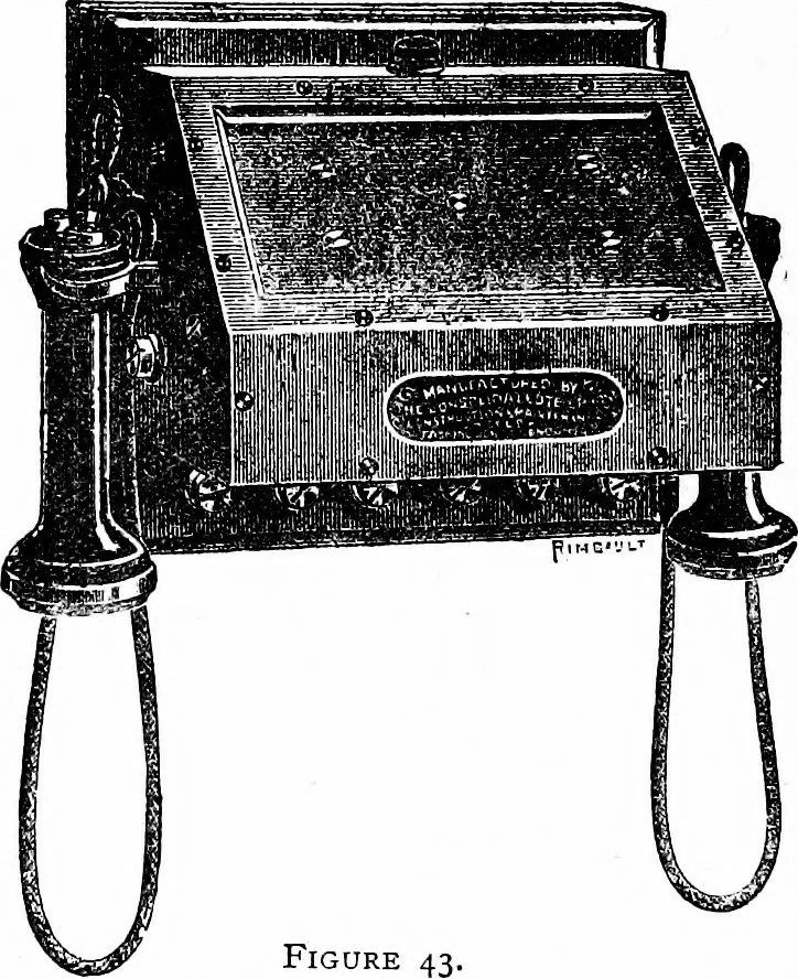 An illustration from The telephone system of the British post office. A practical handbook, 1901, leaf 69