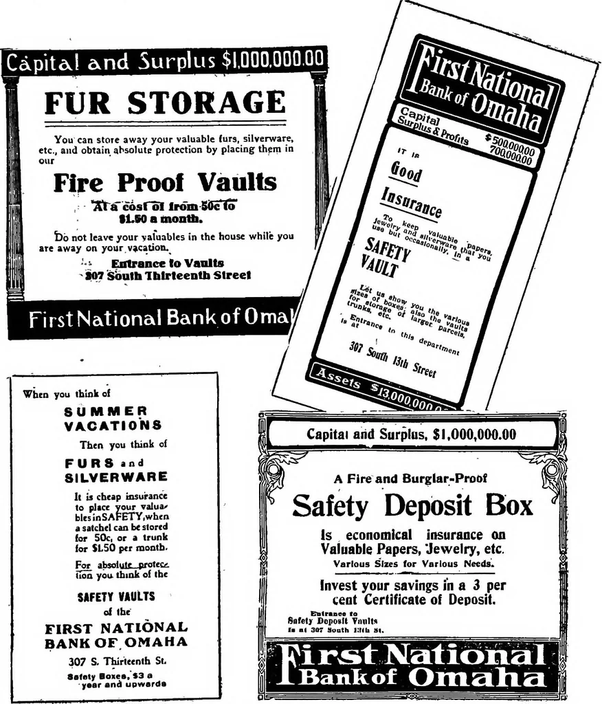 An illustration from Pushing your business : a textbook of advertising; giving practical advice on advertising for banks, trust companies, safe deposit companies, investment brokers, real estate dealers, insurance agents and all interested in promoting their business by judicious advertising, 1911, leaf 118