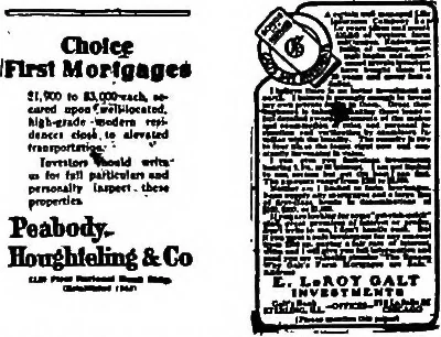 An illustration from Pushing your business : a textbook of advertising; giving practical advice on advertising for banks, trust companies, safe deposit companies, investment brokers, real estate dealers, insurance agents and all interested in promoting their business by judicious advertising, 1911, leaf 148