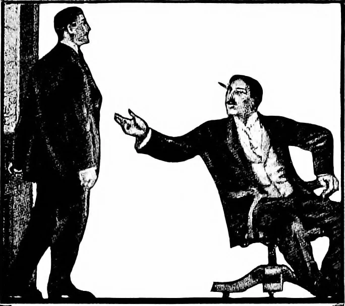 An illustration from Pushing your business : a textbook of advertising; giving practical advice on advertising for banks, trust companies, safe deposit companies, investment brokers, real estate dealers, insurance agents and all interested in promoting their business by judicious advertising, 1911, leaf 66