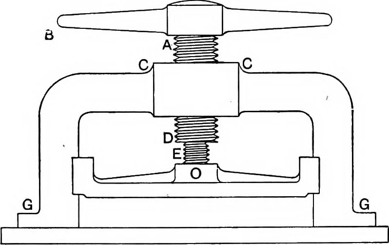 An illustration from The elements of applied mathematics including kinetics, statics, and hydrostatics, 1894, leaf 213