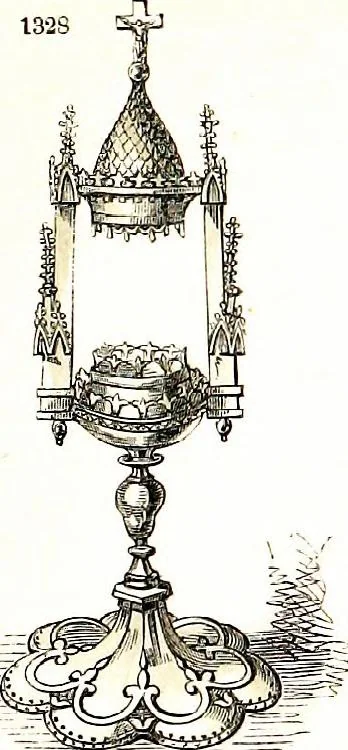 An illustration from A guide to the knowledge of pottery, porcelain, and other objects of vertu : comprising an illustrated catalogue of the Bernal collection of works of art, with the prices at which they were sold by auction, and the names of the present possessors. To which are added an introductory essay on pottery and porcelain, and an engraved list of marks and monograms, 1862, leaf 186
