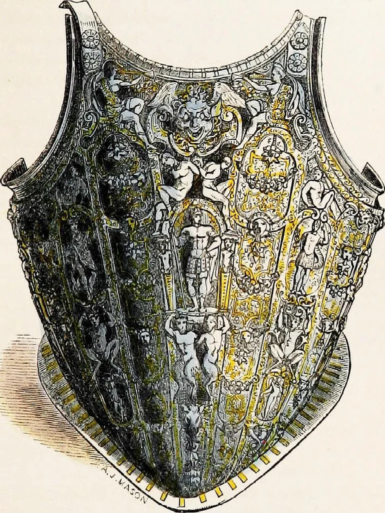 An illustration from A guide to the knowledge of pottery, porcelain, and other objects of vertu : comprising an illustrated catalogue of the Bernal collection of works of art, with the prices at which they were sold by auction, and the names of the present possessors. To which are added an introductory essay on pottery and porcelain, and an engraved list of marks and monograms, 1862, leaf 321