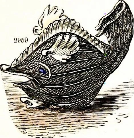 An illustration from A guide to the knowledge of pottery, porcelain, and other objects of vertu : comprising an illustrated catalogue of the Bernal collection of works of art, with the prices at which they were sold by auction, and the names of the present possessors. To which are added an introductory essay on pottery and porcelain, and an engraved list of marks and monograms, 1862, leaf 381