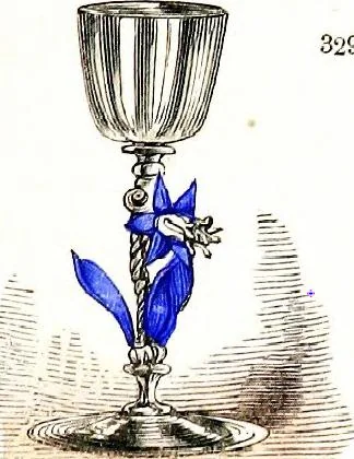 An illustration from A guide to the knowledge of pottery, porcelain, and other objects of vertu : comprising an illustrated catalogue of the Bernal collection of works of art, with the prices at which they were sold by auction, and the names of the present possessors. To which are added an introductory essay on pottery and porcelain, and an engraved list of marks and monograms, 1862, leaf 405