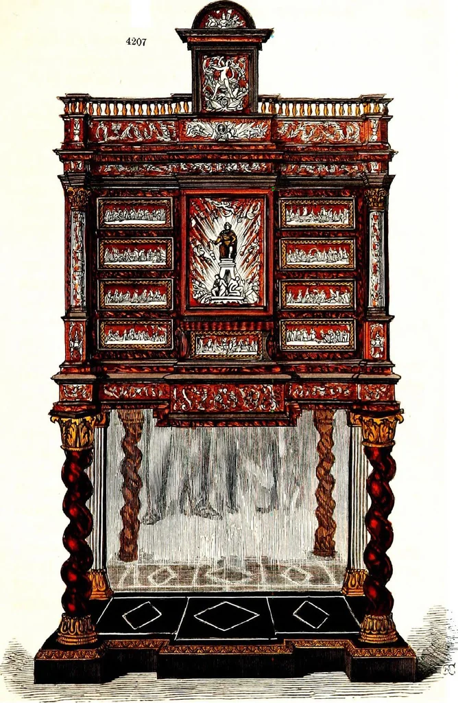 An illustration from A guide to the knowledge of pottery, porcelain, and other objects of vertu : comprising an illustrated catalogue of the Bernal collection of works of art, with the prices at which they were sold by auction, and the names of the present possessors. To which are added an introductory essay on pottery and porcelain, and an engraved list of marks and monograms, 1862, leaf 523