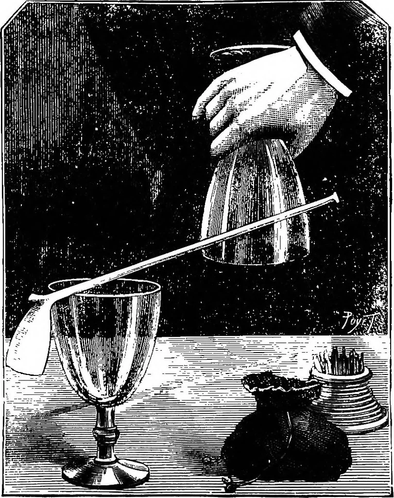An illustration from Scientific amusements, 1890, leaf 105