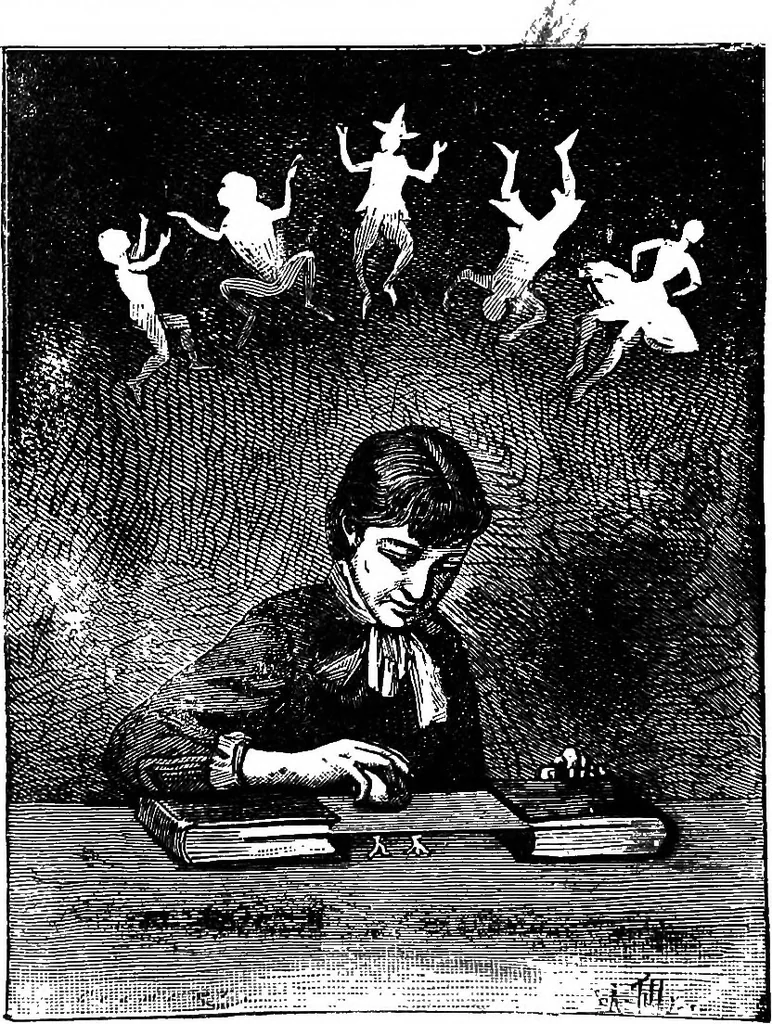 An illustration from Scientific amusements, 1890, leaf 107
