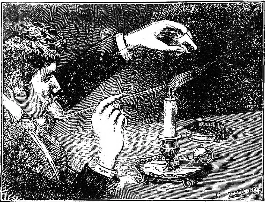 An illustration from Scientific amusements, 1890, leaf 111