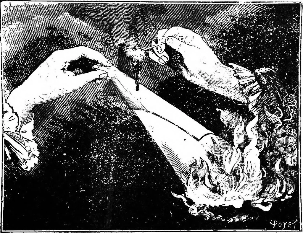 An illustration from Scientific amusements, 1890, leaf 118