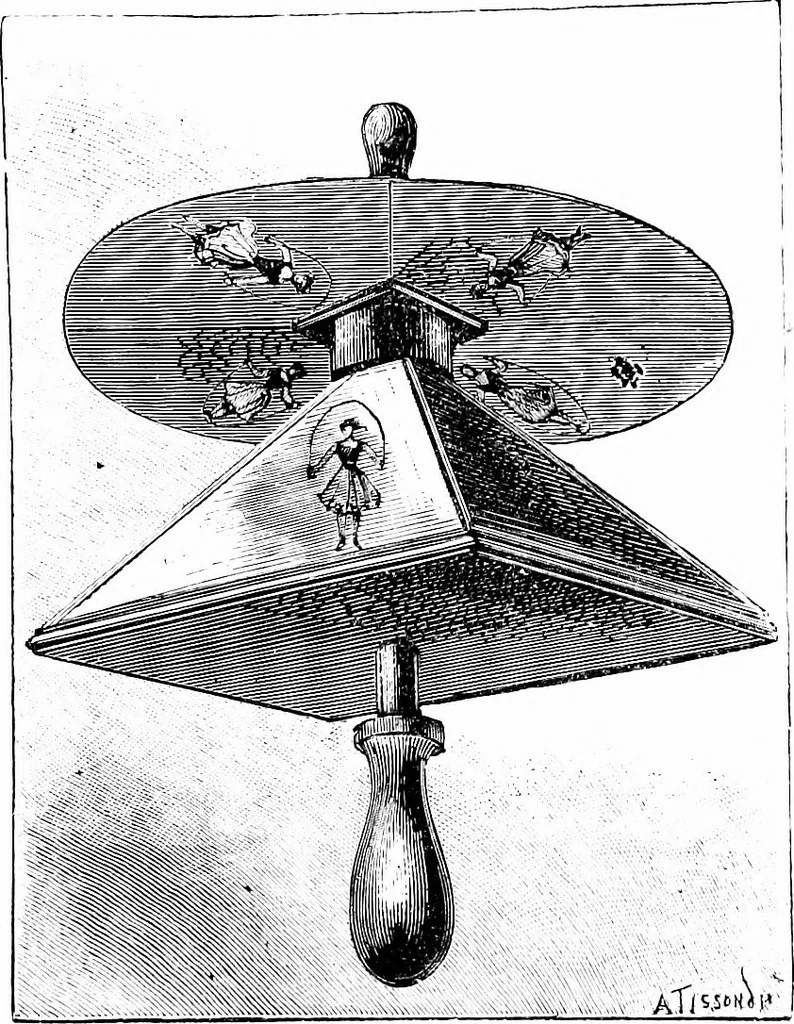 An illustration from Scientific amusements, 1890, leaf 141