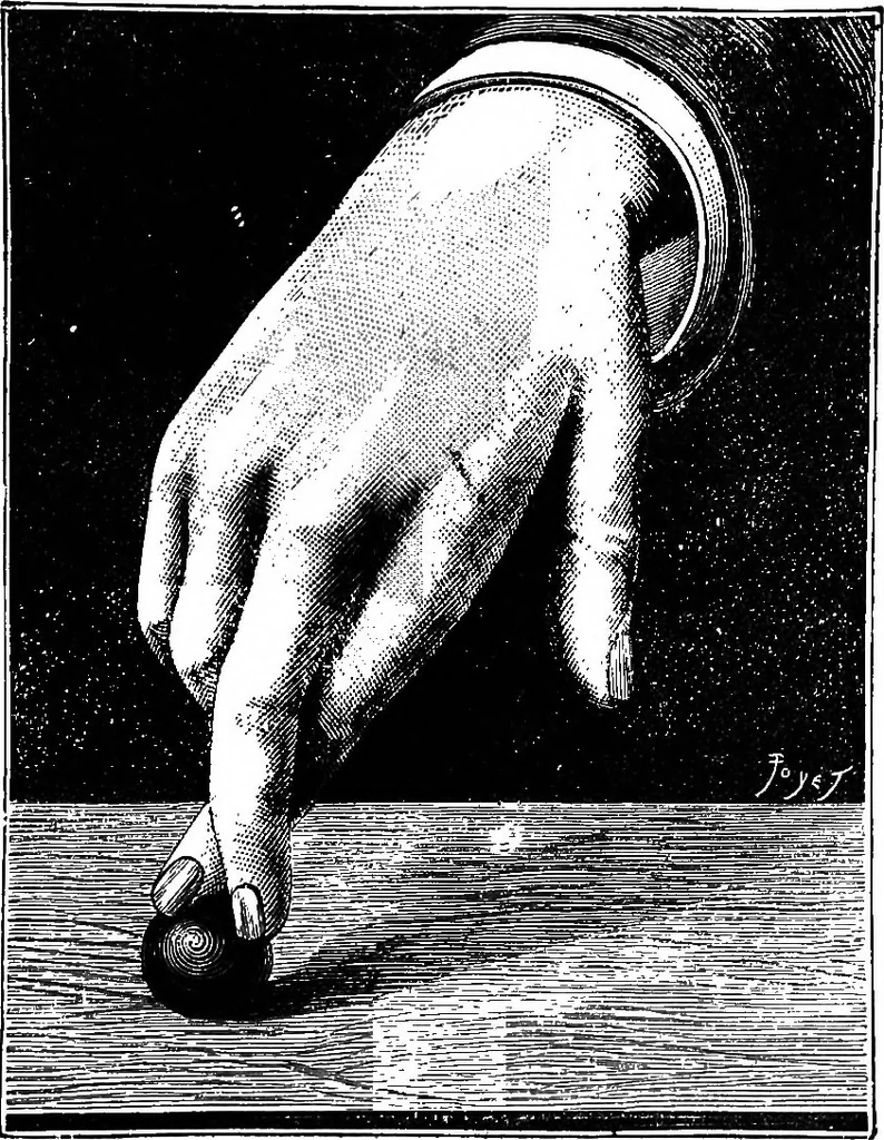 An illustration from Scientific amusements, 1890, leaf 154