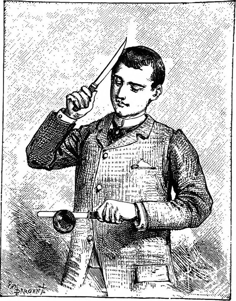 An illustration from Scientific amusements, 1890, leaf 33